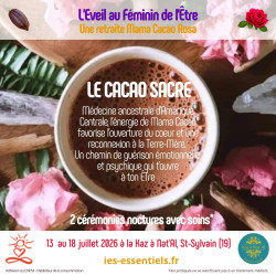 "L'EVEIL AU FEMININ DE L'ETRE" - Juillet 2026